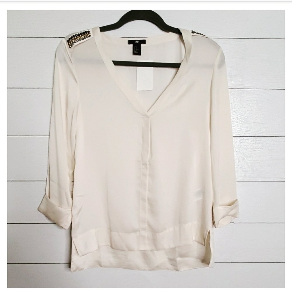 H&E | SHEER BLOUSE use